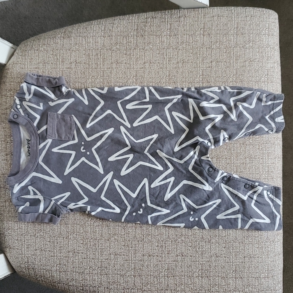 Jumping Beans Unisex Grey Romper - size 6m
